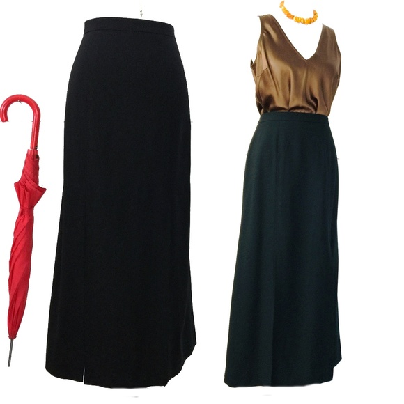 Mondi Dresses & Skirts - MONDI Midi Panel Wool Skirt Sz 44 (14)